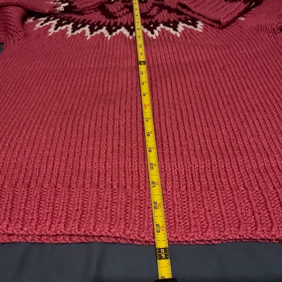 HANDKNITTED FALL/WINTER SWEATER sizing in pictures 40 in chest new no tags - Picture 4 of 6